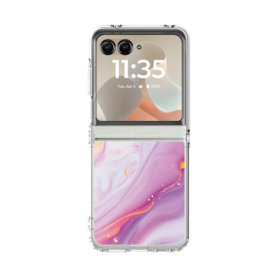 クリアケース［ Color Rain - オリジナル - Moonlit Mauve ］