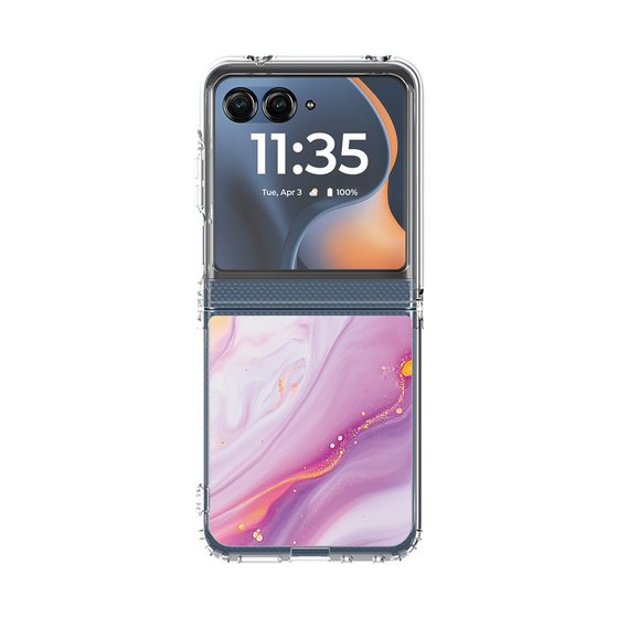 クリアケース［ Color Rain - オリジナル - Moonlit Mauve ］