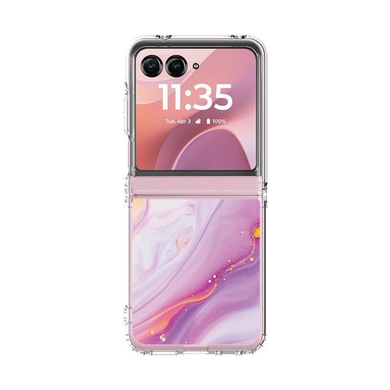 クリアケース［ Color Rain - オリジナル - Moonlit Mauve ］