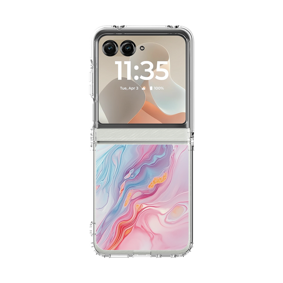 クリアケース［ Color Rain - オリジナル - Dream veil ］