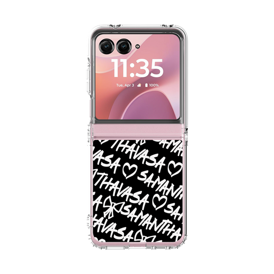 クリアケース［ Samantha Thavasa - スクリッタ - ブラック ］