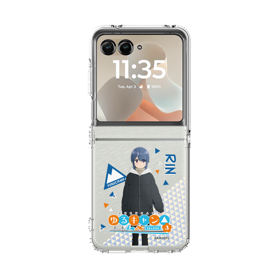 クリアケース［ 『ゆるキャン△ SEASON3』- 志摩 リン - 立ち絵 ］