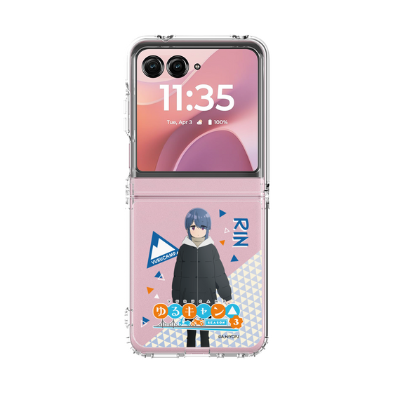クリアケース［ 『ゆるキャン△ SEASON3』- 志摩 リン - 立ち絵 ］