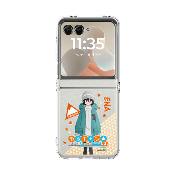 クリアケース［ 『ゆるキャン△ SEASON3』- 斉藤 恵那 - 立ち絵 ］