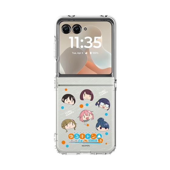 クリアケース［ 『ゆるキャン△ SEASON3』- SNSアイコン ］