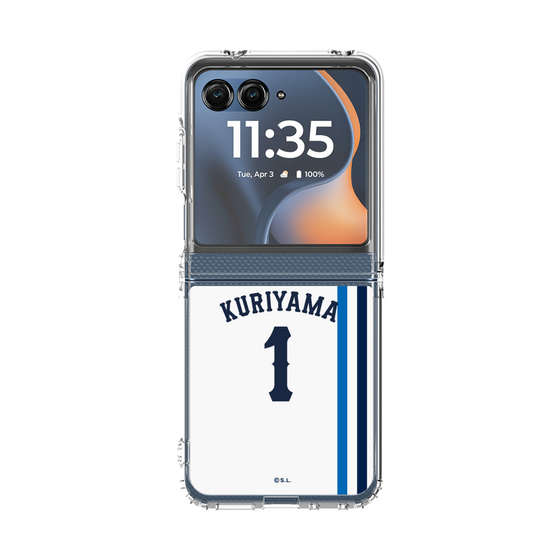 クリアケース［ 埼玉西武ライオンズ- #1 KURIYAMA - ホーム ］