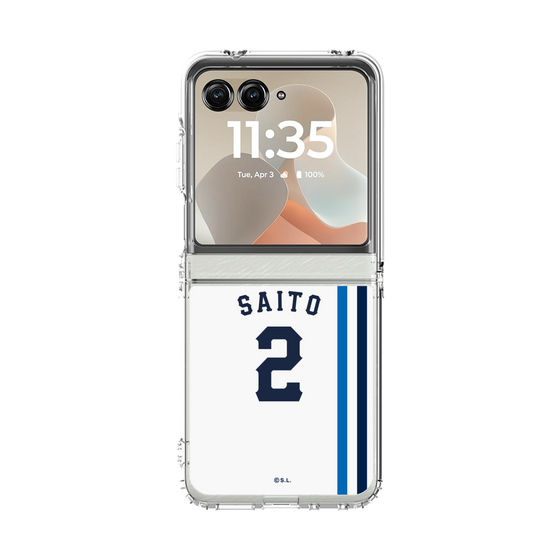 クリアケース［ 埼玉西武ライオンズ- #2 SAITO - ホーム ］