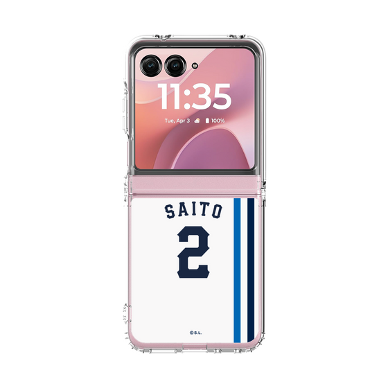 クリアケース［ 埼玉西武ライオンズ- #2 SAITO - ホーム ］