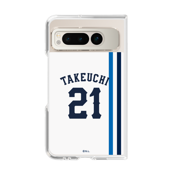 クリアケース［ 埼玉西武ライオンズ- #21 TAKEUCHI - ホーム ］
