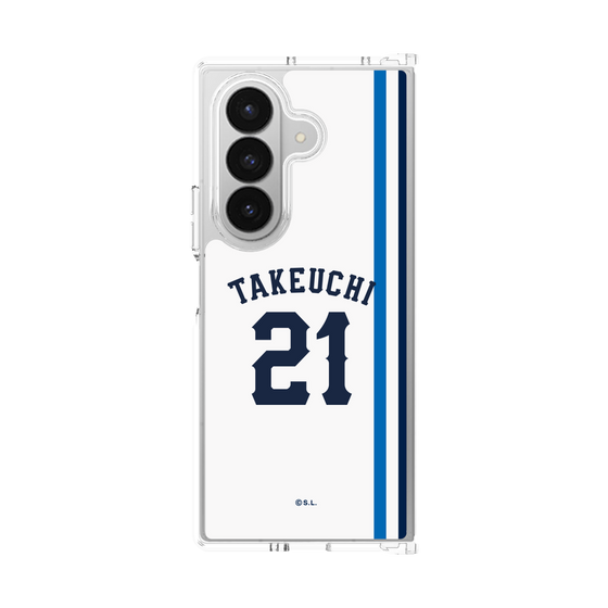 クリアケース［ 埼玉西武ライオンズ- #21 TAKEUCHI - ホーム ］