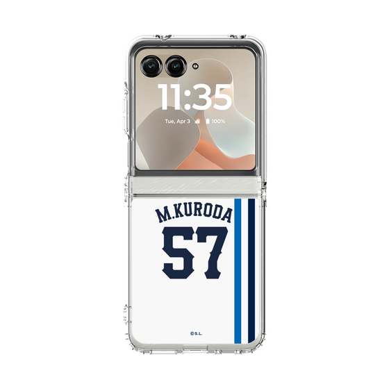 クリアケース［ 埼玉西武ライオンズ- #57 KURODA - ホーム ］