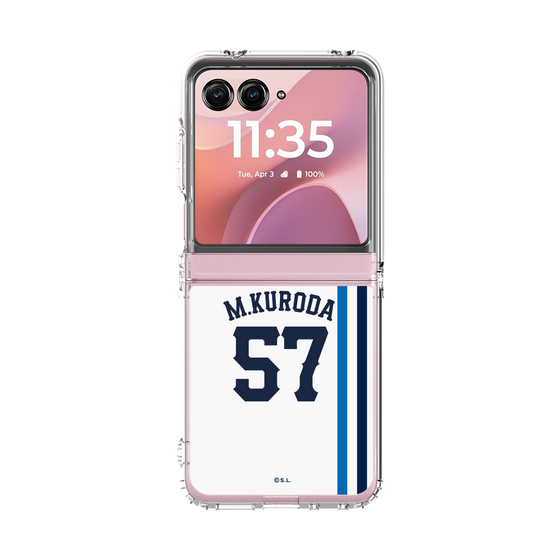クリアケース［ 埼玉西武ライオンズ- #57 KURODA - ホーム ］
