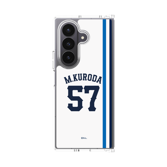 クリアケース［ 埼玉西武ライオンズ- #57 KURODA - ホーム ］