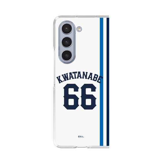 クリアケース［ 埼玉西武ライオンズ- #66 WATANABE - ホーム ］