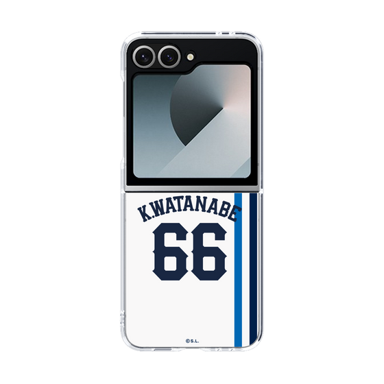 クリアケース［ 埼玉西武ライオンズ- #66 WATANABE - ホーム ］