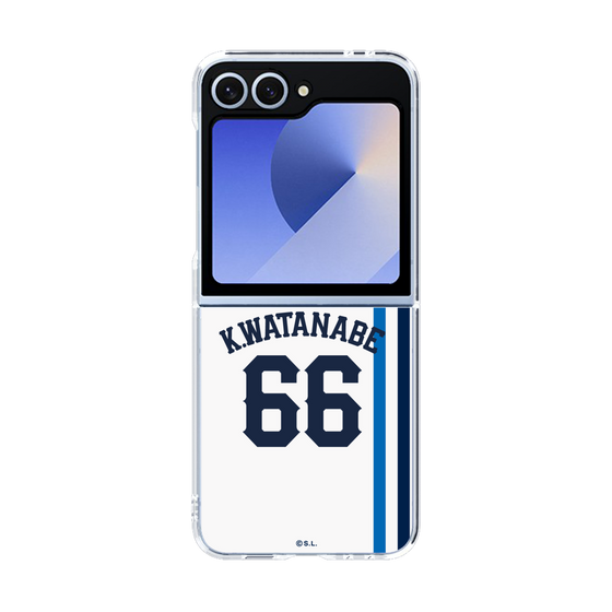 クリアケース［ 埼玉西武ライオンズ- #66 WATANABE - ホーム ］