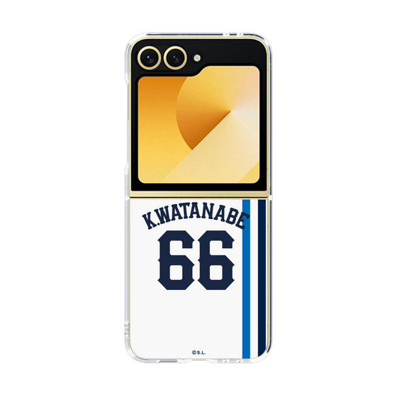クリアケース［ 埼玉西武ライオンズ- #66 WATANABE - ホーム ］