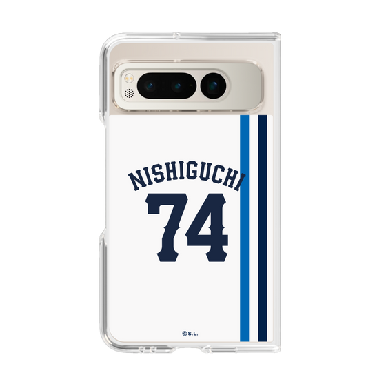 クリアケース［ 埼玉西武ライオンズ- #74 NISHIGUCHI - ホーム ］