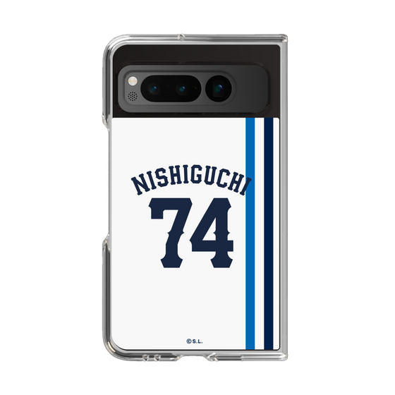 クリアケース［ 埼玉西武ライオンズ- #74 NISHIGUCHI - ホーム ］