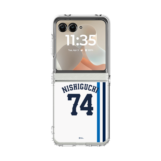 クリアケース［ 埼玉西武ライオンズ- #74 NISHIGUCHI - ホーム ］
