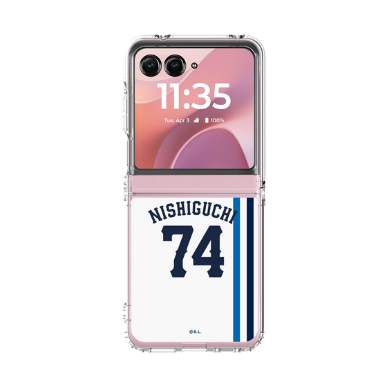 クリアケース［ 埼玉西武ライオンズ- #74 NISHIGUCHI - ホーム ］