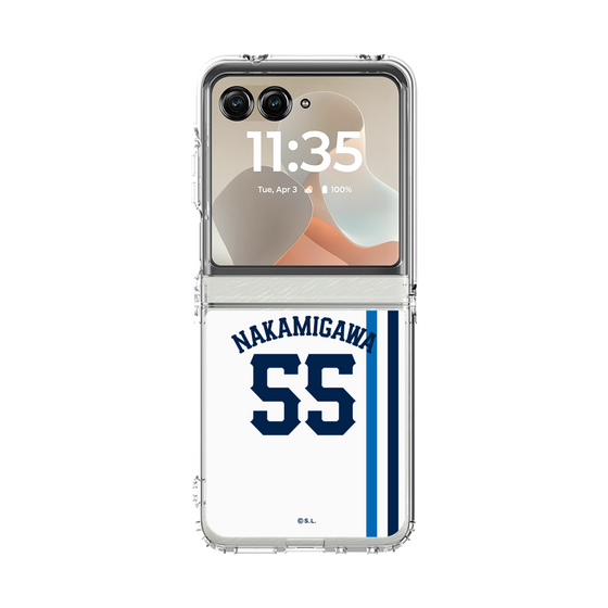 クリアケース［ 埼玉西武ライオンズ- #55 NAKAMIGAWA - ホーム ］