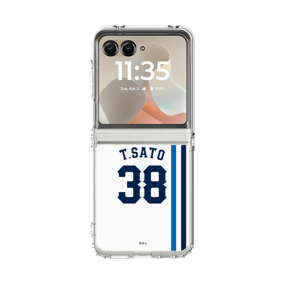 クリアケース［ 埼玉西武ライオンズ- #38 T.SATO - ホーム ］
