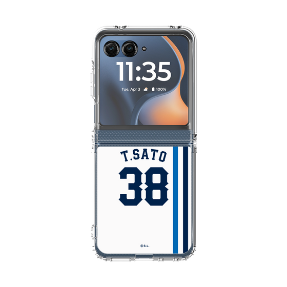 クリアケース［ 埼玉西武ライオンズ- #38 T.SATO - ホーム ］