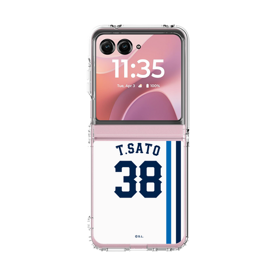 クリアケース［ 埼玉西武ライオンズ- #38 T.SATO - ホーム ］