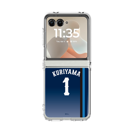 クリアケース［ 埼玉西武ライオンズ- #1 KURIYAMA - ビジター ］