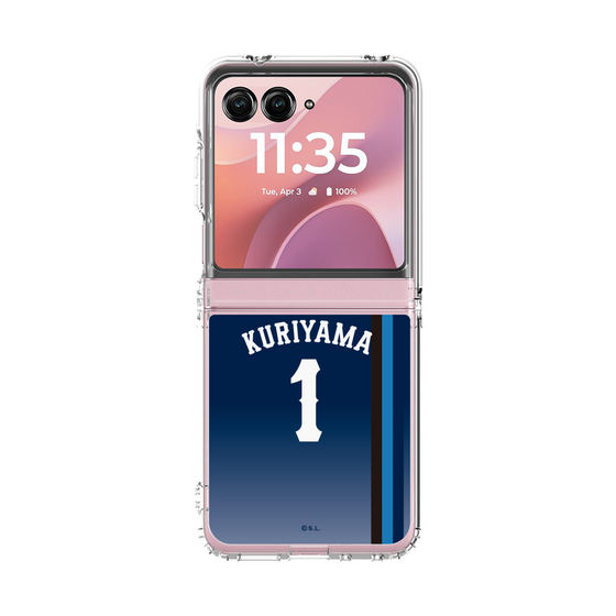 クリアケース［ 埼玉西武ライオンズ- #1 KURIYAMA - ビジター ］