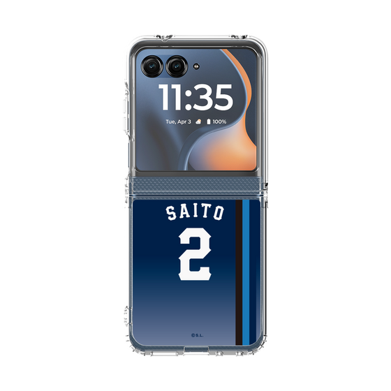 クリアケース［ 埼玉西武ライオンズ- #2 SAITO - ビジター ］