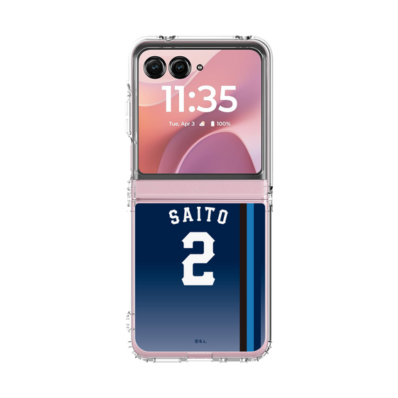 クリアケース［ 埼玉西武ライオンズ- #2 SAITO - ビジター ］