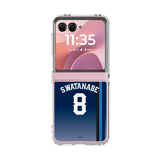 クリアケース［ 埼玉西武ライオンズ- #8 WATANABE - ビジター ］