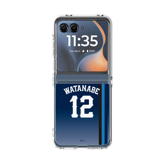 クリアケース［ 埼玉西武ライオンズ- #12 WATANABE - ビジター ］