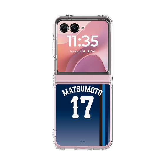 クリアケース［ 埼玉西武ライオンズ- #17 MATSUMOTO - ビジター ］