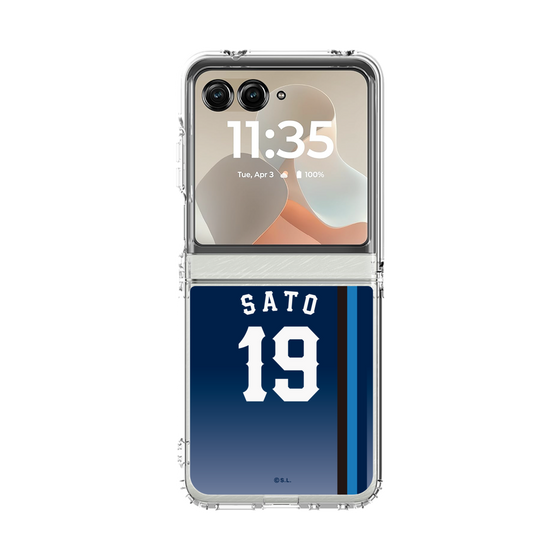 クリアケース［ 埼玉西武ライオンズ- #19 SATO - ビジター ］