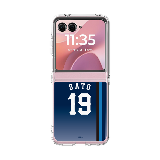 クリアケース［ 埼玉西武ライオンズ- #19 SATO - ビジター ］