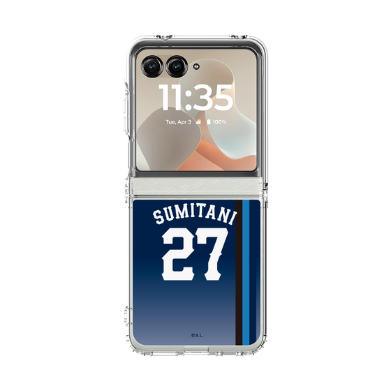 クリアケース［ 埼玉西武ライオンズ- #27 SUMITANI - ビジター ］