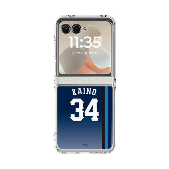 クリアケース［ 埼玉西武ライオンズ- #34 KAINO - ビジター ］