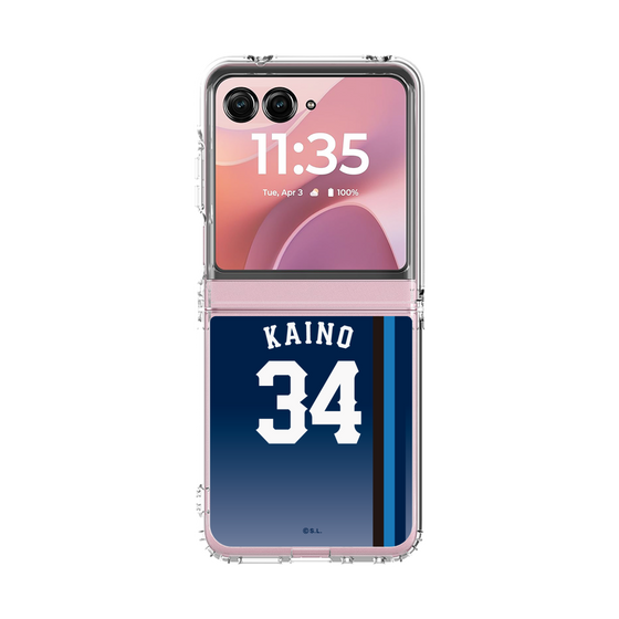 クリアケース［ 埼玉西武ライオンズ- #34 KAINO - ビジター ］