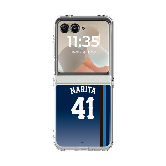 クリアケース［ 埼玉西武ライオンズ- #41 NARITA - ビジター ］