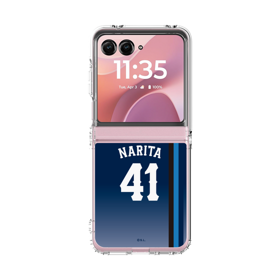 クリアケース［ 埼玉西武ライオンズ- #41 NARITA - ビジター ］