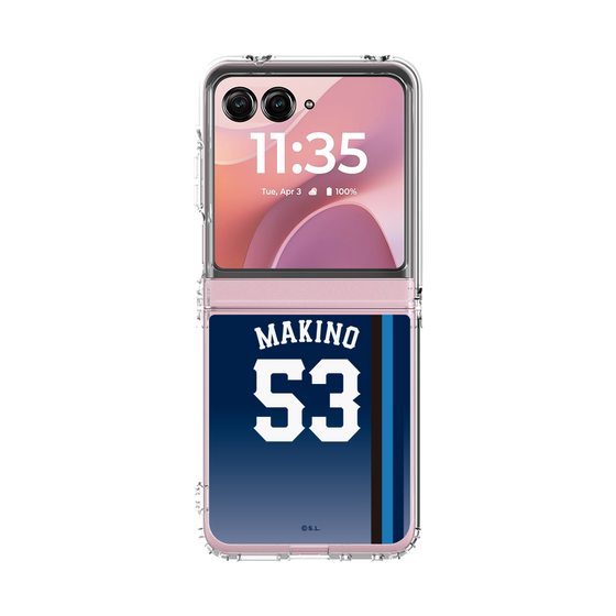 クリアケース［ 埼玉西武ライオンズ- #53 MAKINO - ビジター ］
