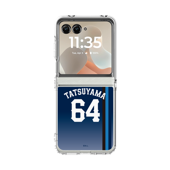 クリアケース［ 埼玉西武ライオンズ- #64 TATSUYAMA - ビジター ］