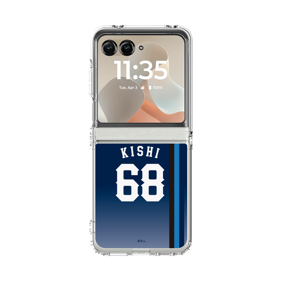 クリアケース［ 埼玉西武ライオンズ- #68 KISHI - ビジター ］