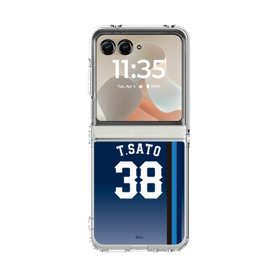 クリアケース［ 埼玉西武ライオンズ- #38 T.SATO - ビジター ］