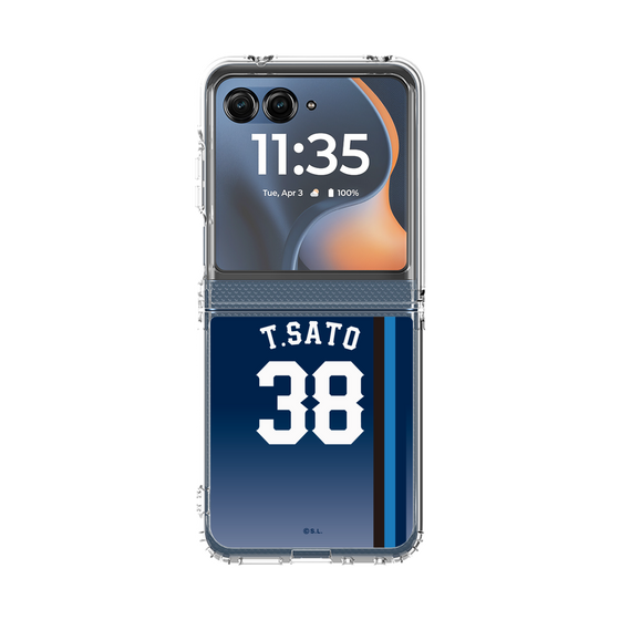 クリアケース［ 埼玉西武ライオンズ- #38 T.SATO - ビジター ］