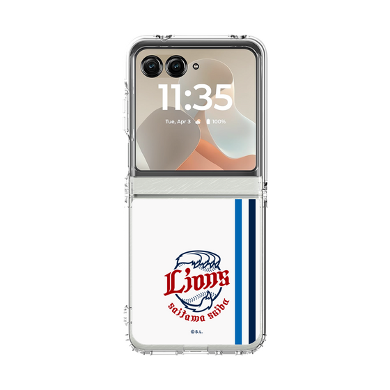 クリアケース［ 埼玉西武ライオンズ- ロゴ - ホワイト ］