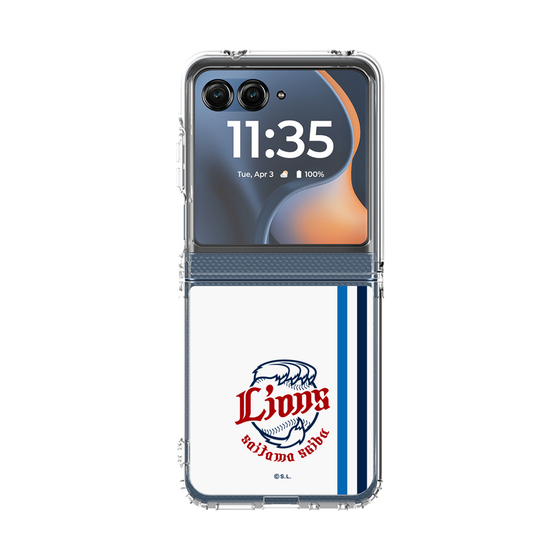 クリアケース［ 埼玉西武ライオンズ- ロゴ - ホワイト ］